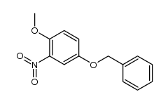 4-benzyloxy-1-methoxy-2-nitro-benzene Structure