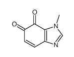 6,7-Benzimidazoledione,1-methyl-(7CI,8CI) Structure