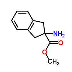 2-氨基茚满-2-羧酸甲酯结构式