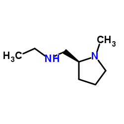 N-{[(2S)-1-Methyl-2-pyrrolidinyl]methyl}ethanamine结构式