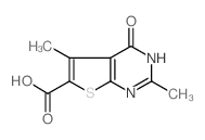 2,5-dimethyl-4-oxo-3H-thieno[2,3-d]pyrimidine-6-carboxylic acid Structure