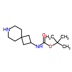 tert-Butyl 7-azaspiro[3.5]non-2-ylcarbamate structure