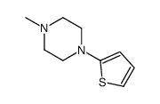 Piperazine, 1-methyl-4-(2-thienyl)- (9CI) structure