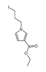 Ethyl 1-(3-iodopropyl)pyrrole-3-carboxylate Structure