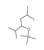 1,1-diiodo-4-methyl-3-(trimethylsilyloxy)pentane Structure