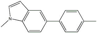 1-methyl-5-(p-tolyl)-1H-indole Structure