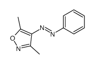 (3,5-dimethyl-1,2-oxazol-4-yl)-phenyldiazene Structure