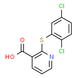 2-(2,5-Dichloro-phenylsulfanyl)-nicotinic acid structure