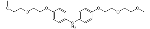 bis[4-[2-(2-methoxyethoxy)ethoxy]phenyl]silane结构式