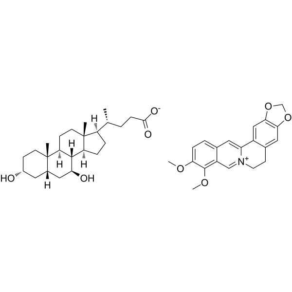 Berberine ursodeoxycholate Structure