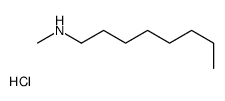 N-methyloctan-1-amine,hydrochloride结构式