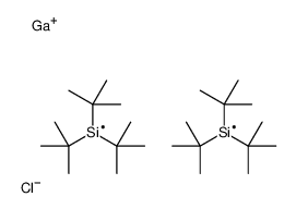 chlorogallium,tritert-butylsilicon Structure