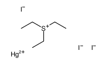 Triethylsulfonium triiodomercurate(1-) Structure