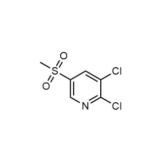 2,3-二氯-5-(甲磺酰)吡啶结构式