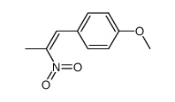 1-methoxy-4-(2-nitro-1(Z)-propenyl)benzene Structure