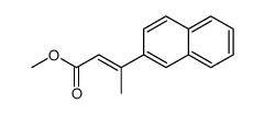 2-Butenoic acid, 3-(2-naphthalenyl)-, Methyl ester, (2E)-结构式