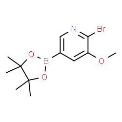 2-Bromo-3-methoxypyridine-5-boronic acid pinacol ester picture