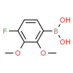 2,3-Dimethoxy-4-fluorophenylboronic acid Structure