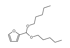 2-(bis(pentyloxy)methyl)furan结构式