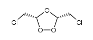 cis-3.5-Bis-chlormethyl-1.2.4-trioxolan Structure