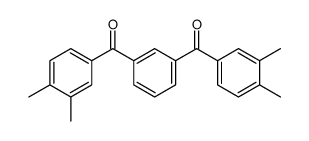 [3-(3,4-dimethylbenzoyl)phenyl]-(3,4-dimethylphenyl)methanone结构式