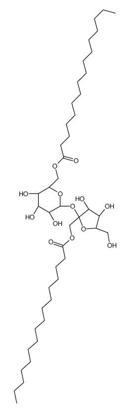 [(2R,3S,4S,5R,6R)-6-[(2S,3S,4S,5R)-2-(hexadecanoyloxymethyl)-3,4-dihydroxy-5-(hydroxymethyl)oxolan-2-yl]oxy-3,4,5-trihydroxyoxan-2-yl]methyl hexadecanoate Structure