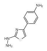 2-HYDRAZINO-4-(4-AMINOPHENYL)THIAZOLE structure