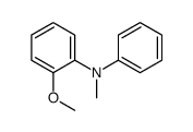 2-Methoxy-N-methyl-N-phenylaniline结构式