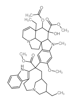 Vincaleukoblastine,4'-deoxy-, (4'a,18'a)- (9CI) Structure