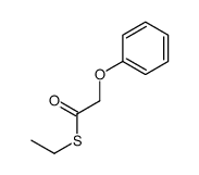 S-ethyl 2-phenoxyethanethioate结构式