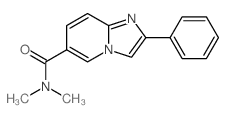 N,N-dimethyl-8-phenyl-1,7-diazabicyclo[4.3.0]nona-2,4,6,8-tetraene-3-carboxamide结构式