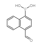 (4-formyl-1-naphthalene)boronic acid Structure