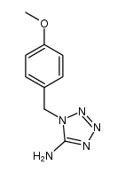 1-(4-methoxy-benzyl)-1H-tetrazol-5-ylamine结构式