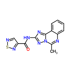 N-(5-Methyl[1,2,4]triazolo[1,5-c]quinazolin-2-yl)-1,2,5-thiadiazole-3-carboxamide Structure