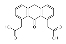 2-[8-(carboxymethyl)-9-oxo-10H-anthracen-1-yl]acetic acid结构式