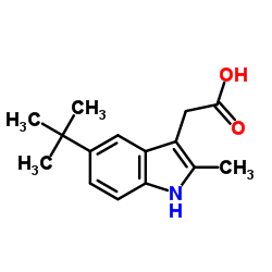 (5-TERT-BUTYL-2-METHYL-1H-INDOL-3-YL)ACETIC ACID structure