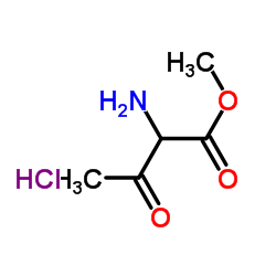 2-氨基-3-氧代丁酸甲酯盐酸盐结构式