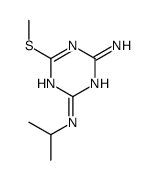 6-methylsulfanyl-2-N-propan-2-yl-1,3,5-triazine-2,4-diamine结构式