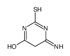 6-Amino-2-mercaptopyrimidin-4-ol structure