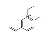 5-ethenyl-1-ethyl-2-methylpyridin-1-ium结构式