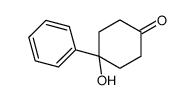 4-hydroxy-4-phenylcyclohexanone Structure