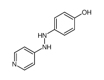 4-(2-(pyridin-4-yl)hydrazinyl)phenol Structure