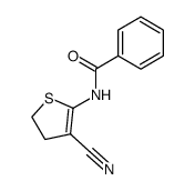 2-benzamido-4,5-dihydro-3-thiophenecarbonitrile Structure