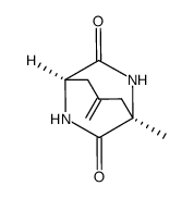 6,8-Diazabicyclo[3.2.2]nonane-7,9-dione,1-methyl-3-methylene-,(1R,5R)-(9CI)结构式