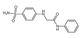 N-(4-sulfamoyl-phenyl)-glycine anilide结构式