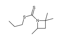 propyl 2,2,4-trimethylazetidine-1-carbodithioate Structure