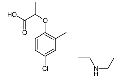 diethylammonium ()-2-(4-chloro-2-methylphenoxy)propionate Structure