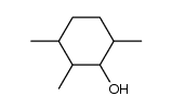 2,3,6-trimethylcyclohexanol Structure