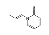 2(1H)-Pyridinethione,1-(1-propenyl)- (9CI) Structure