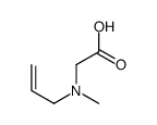 2-[methyl(prop-2-enyl)amino]acetic acid结构式